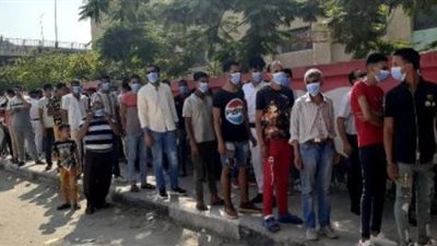 إقبال الناخبين على اللجان فى انتخابات الشيوخ