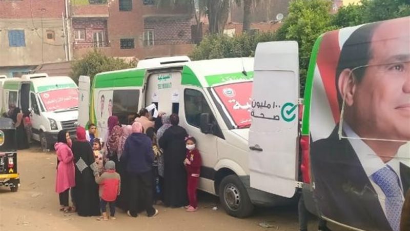 قوافل علاجية بقرى