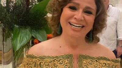 إلهام شاهين تعبر عن سعادتها بتواجدها فى مهرجان البحر الأحمر