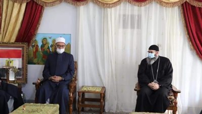 شاهد.. لماذا زار أمين «البحوث الإسلامية» مطرانية ضاحية السلام بالعريش؟