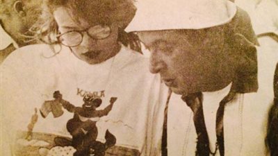 ”بصورة من صندوق الذكريات”.. كاملة أبو ذكرى تحيى ذكرى وفاة نور الشريف