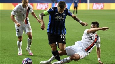 مرور 65 دقيقة ومازال باريس سان جيرمان يبحث عن التعادل أمام أتالانتا