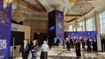 بالصور .. طلاب جامعة حلوان يشاركون في المنتدى العالمي للتعليم العالي