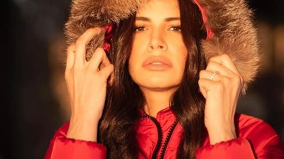 أمال ماهر فى أول ظهور لها بعد اعتزالها الفن