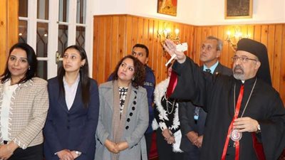 شاهد.. لماذا التقى بطريرك الكاثوليك بمجلس إدارة مدرسة القديس بولس بشبرا؟