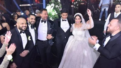 بحضور نجوم الفن.. نجلة ماجد المصرى تحتفل بزفافها «صور»