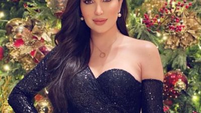 نسرين طافش تستقبل العام الميلادى الجديد بإطلالة مختلفة