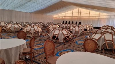 بالصور .. شاهد استعدادات جامعة القاهرة لوضع حجر أساس المجمع الطبي للأطفال غدا