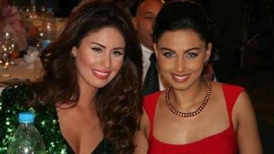 مى سليم رفقة شقيقتها ميس حمدان فى أحدث ظهور