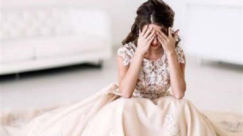 انهيار عروس في حفل