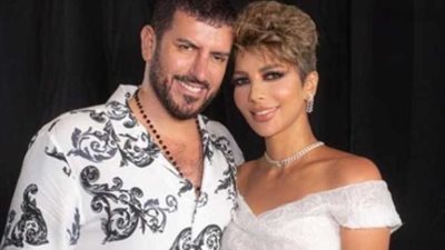 أصالة نصرى تداعب زوجها بصورة رومانسية: الله يحفظ الشهم