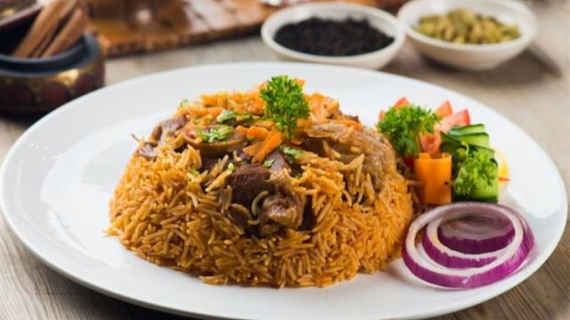 الكبسة بالبرتقال
