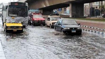 أمطار غزيرة تضرب القاهرة و الجيزة