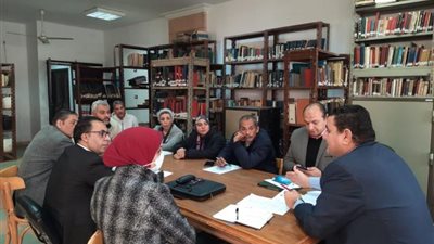 كلية آثار عين شمس تستعد لإمتحانات نصف العام الدراسي