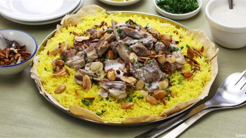 المنسف باللحم الضاني