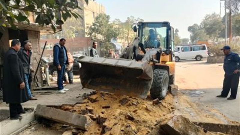 أعمال رصف الشوارع
