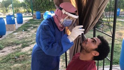 بالصور.. بيراميدز يجري مسحة مباراة سموحة