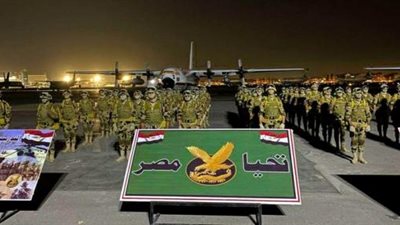 وصول القوات المصرية المشاركة فى التدريب المشترك ” حماة النيل ” بدولة السودان