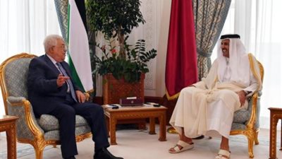 تفاصيل ما دار فى الاتصال الهاتفي بين أمير قطر والرئيس الفلسطيني