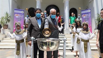صور.. محافظ الجيزة يطلق فعاليات أولمبياد الطفل المصري في نسخته الثالثة
