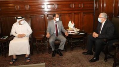 وزير الزراعة يبحث مع سفير الإمارات آفاق التعاون الزراعي بين البلدين
