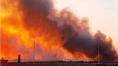 السيطرة على حريق بالقرب من مطار الغردقة