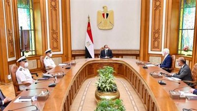 السيسى يبحث أوجه تطوير ترسانات صناعة السفن مع رئيس لورسن الألمانية العالمية