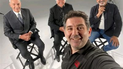 العمالقة.. حسين فهمي ومحمود حميدة وجمال سليمان ينتهون من تصوير فيلم ”الكاهن”