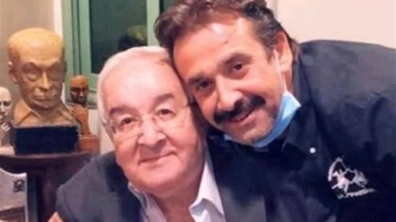 كريم عبد العزيز ووالده