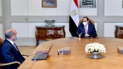 السيسى يبحث مع وزير العدل جهود تطوير منظومة التقاضى