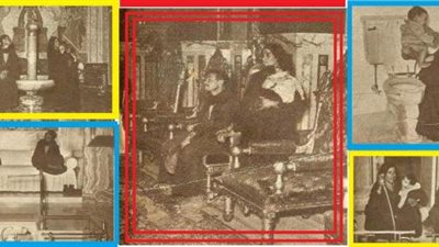 شاهد بالصور .. فلاح وزوجته يدخلان القصر ويجلسان على العرش ... إعرف الحكاية