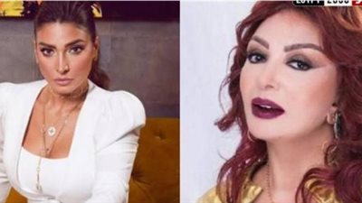 روجينا تهنئ نبيلة عبيد بعيد ميلادها