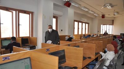 افتتاح المقر الثاني لمركز الاختبارات الإلكترونية للقطاع الطبي بتمريض حلوان