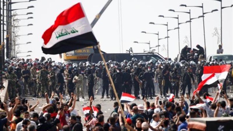 محتجون العراق