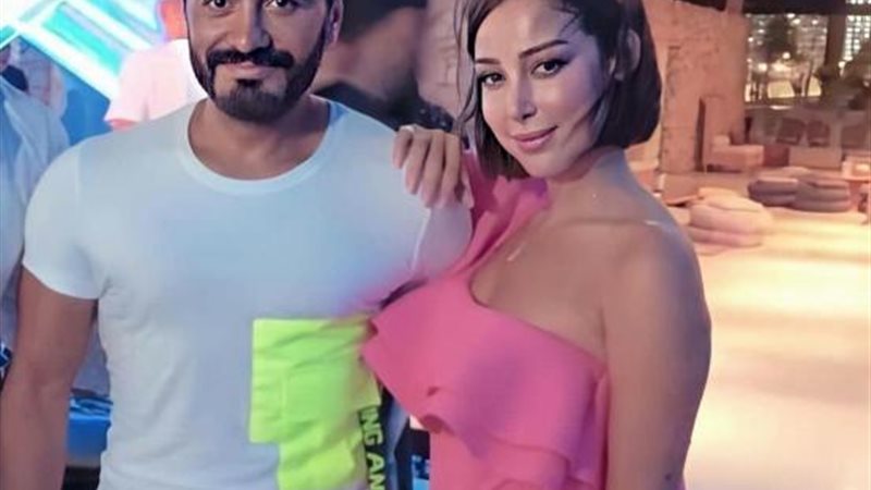 تامر حسني وبسمة بوسيل