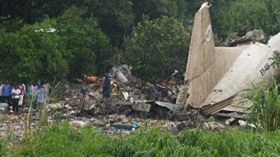 تحطم طائرة شحن بعد دقائق من اقلاعها من مطار جوبا بجنوب السودان