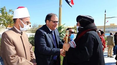 بالصور.. كيف شارك الأنبا إيلاريون في العيد القومي لـ«البحر الأحمر»؟