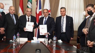 بالصور .. بروتوكول تعاون بين الجامعة البريطانية في مصر وهيئة قضايا الدولة