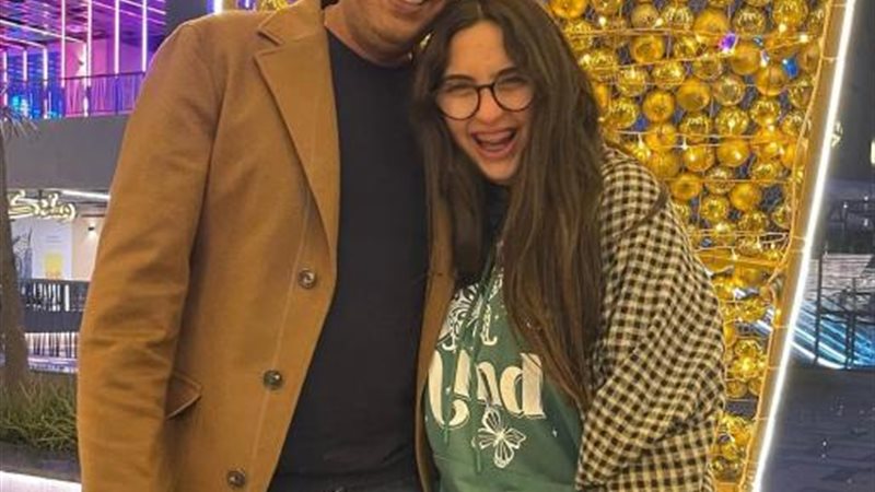 عبد المغنى ونجلته