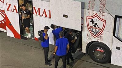 خاص.. منع ”أتوبيس” الزمالك من دخول إستاد القاهرة (صور)