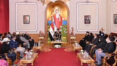 بالصور.. كواليس لقاء البابا بوفد إعلامي إفريقي اليوم