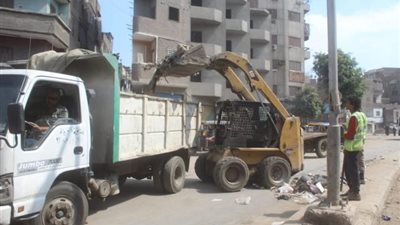 خلال 24 ساعة.. رفع 3630 طن مخلفات وتراكمات بالجيزة