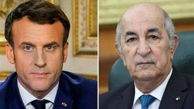 تفاصيل المكالمة الهاتفية بين الرئيس الجزائري ونظيره الفرنسي