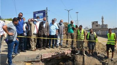 «الهجان» يُتابع تطوير وحل مشكلة تسرب المياه بنفق ناصر بشبرا الخيمة