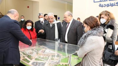 التعليم العالي : لجنة التعليم بمجلس الشيوخ تزور جامعة الدلتا التكنولوجية