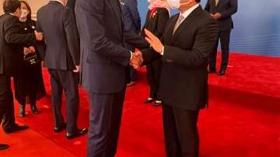 السيسي يلتقى أمير قطر وبن زايد وسكرتير الأمم المتحدة