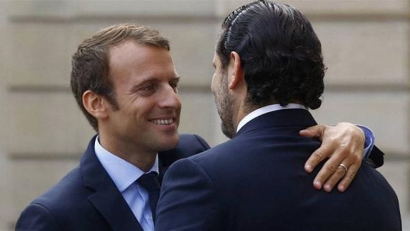 ماكرون الحريري
