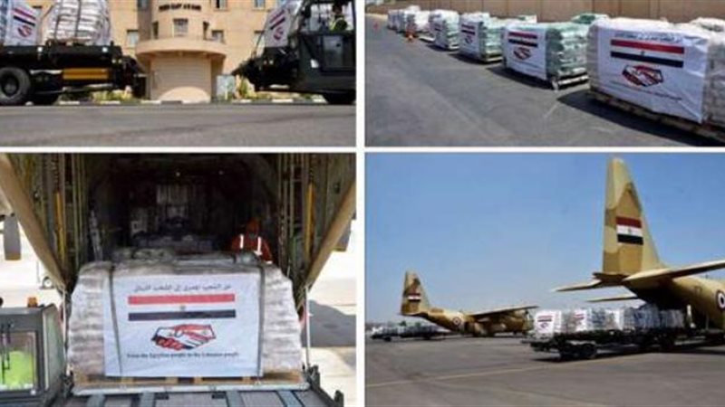 المساعدات المصرية