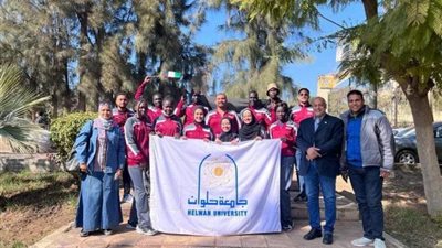 جامعة حلوان تشارك في ملتقى الصداقة الدولى الأول لشباب الجامعات بالمنصورة