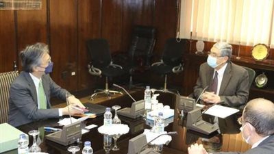 وزير الكهرباء يستقبل سفير اليابان الجديد لبحث سبل التعاون بين البلدين